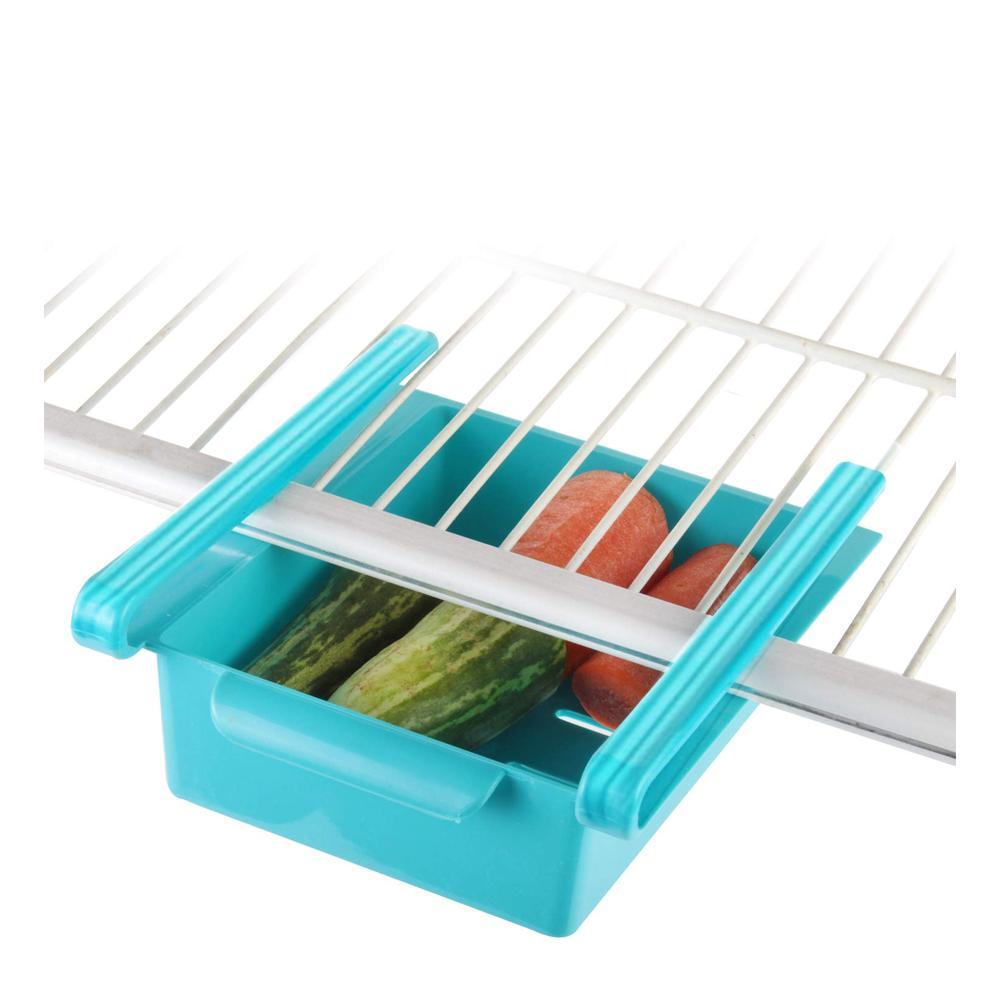 Fridge Space Saver Organizer Slide Storage Racks Shelf-1
